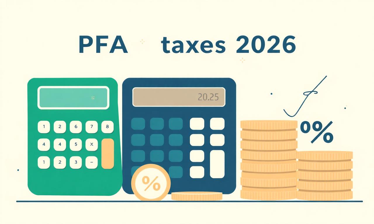 Ce taxe plătește un PFA în 2026?